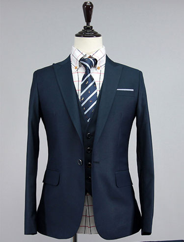 藏藍色西服定制 藏藍色西服定制