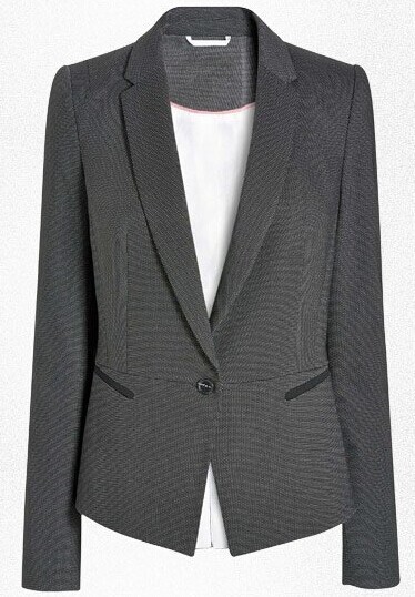 女士深灰色西服定制